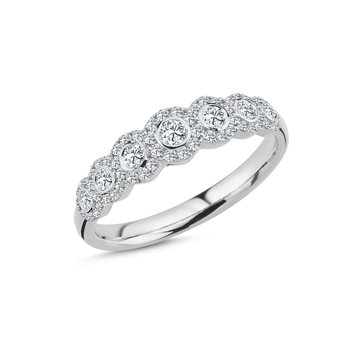 Nuran - Duchess Ring i 14kt hvidguld med 0,57ct